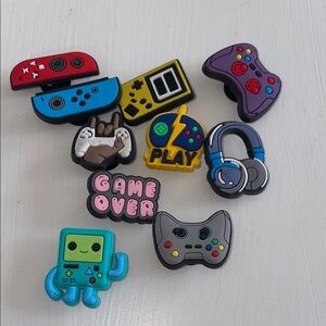 Croc gaming charms set of 10